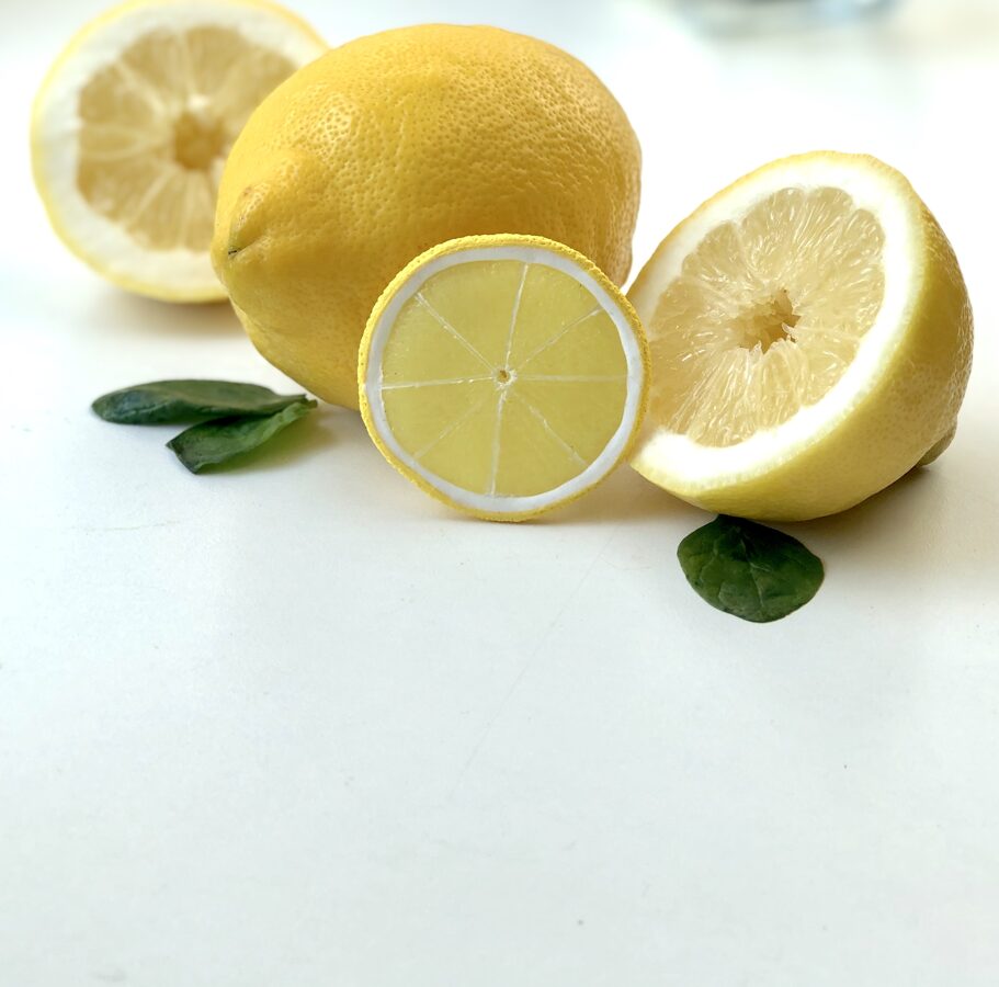 Broša - Citrons - apaļš