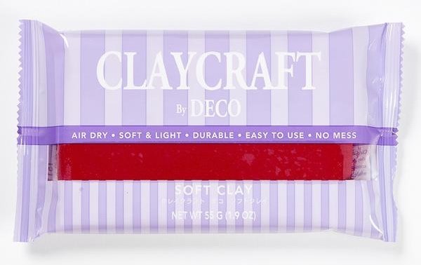 CLAYCRAFT™ by DECO® polimēra māls (sarkans)