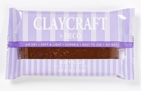 CLAYCRAFT™ by DECO® polimēra māls (brūns)