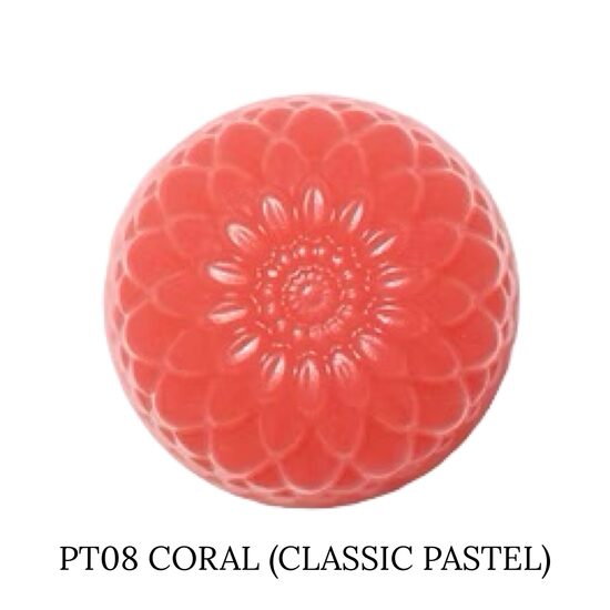 Nemigrējošā krāsa ziepēm CLASSIC PASTEL - SARKANA Pt08 Coral