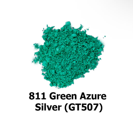 Vizlas pulveris - SMARAGDA (811 Green Azure Silver)