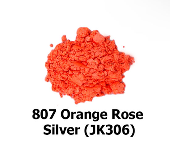 Vizlas pulveris - ORANŽA 807 Orange Rose Silver