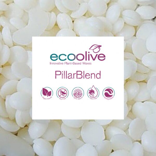 ECOOLIVE PILLAR BLEND - olīvu vasks stāvsvēcēm