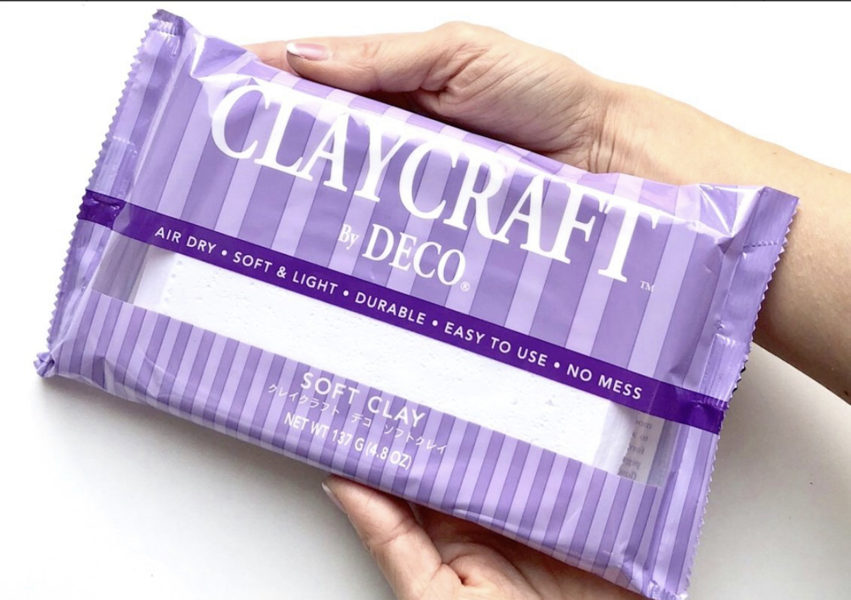 CLAYCRAFT™ by DECO® polimēra māls Soft Clay (balts)