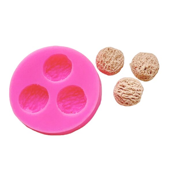 Силиконовая форма «Печенье» (3 печеньки)